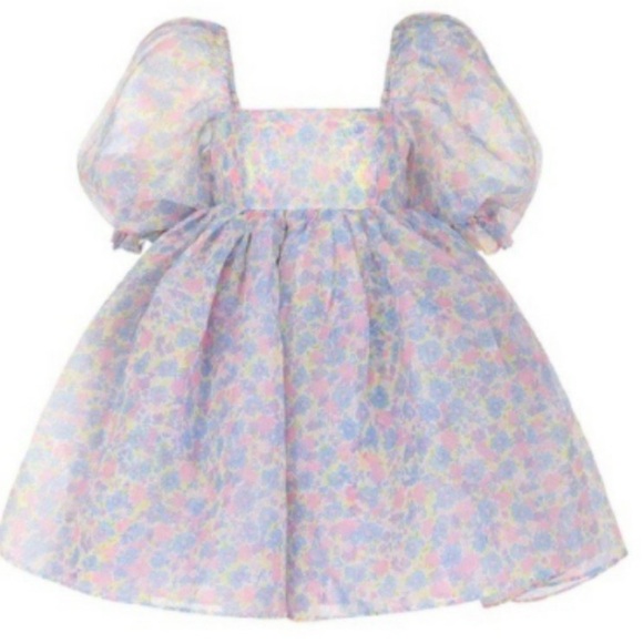 Selkie The Puff Dress in Bon Bon - Picture 2 of 8